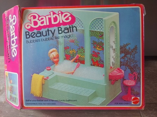 Barbie beauty bath box vintage - barbie,