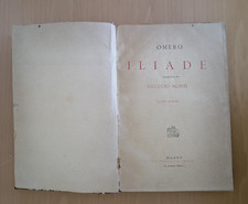 Omero L'Iliade Edizione Trad V. Monti Illustrata Alfredo Brigola Milano 1870