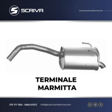 TERMINALE MARMITTA SCARICO FIAT PANDA (312) 2012--> BENZINA E DIESEL