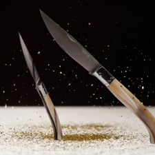 PATTADA SARDA - Arburesa  -  MANICO IN CORNO DI BOVINO 9.8cm - MESSER KNIFE