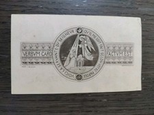 Annunciazione, Holy Card, Abbaye De Maredret 360, Belgio,Blijde Herinnering 1946