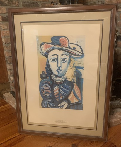 Pablo picasso jeune - jeune, femme