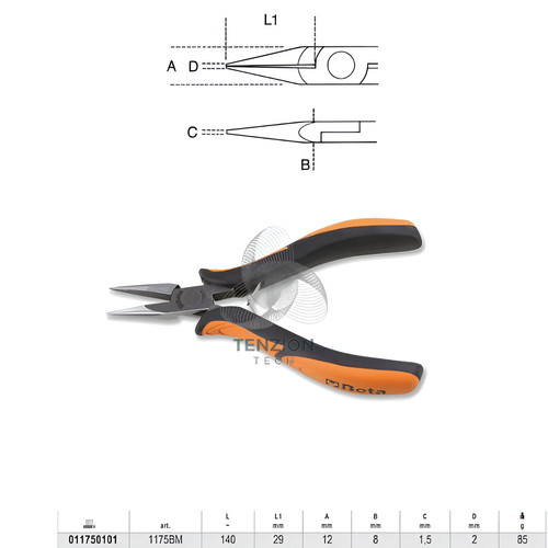 Pinza per elettronica becchi - pinza,