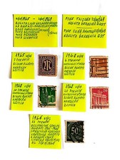 5 Francobolli 1945 1948