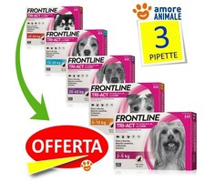 Frontline TRI-ACT 3 pipette per cani  2-5 / 5-10 / 10-20 / 20-40 / 40-60 kg  NEW