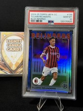 2024-25 TOPPS UEFA CC #139 TIJJANI REIJNDERS - BLUE INFERNO /125 PSA 10 GEM MINT