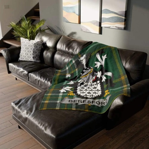 Beresford coperta tartan crest - beresford,