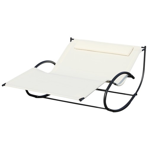 Outsunny lettino prendisole - lettino,