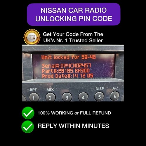 Nissan radio code daewoo - code,