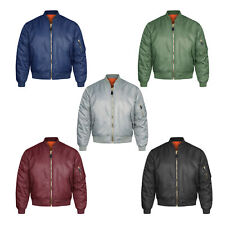 MA1 Flight Bomber Jacket Combat Army Military Air Force US Pilot Skin MOD imbottito