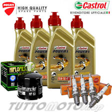 Tagliando DUCATI Hypermotard 1100 - S 2008 2009 Kit Olio Castrol Filtro Candele