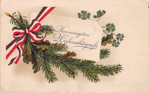 Cartolina patriottica auguri