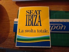 ADESIVO VINTAGE STICKER kleber seat ibiza la svolta totale 