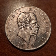 VITTORIO EMANUELE II - 5 Lire