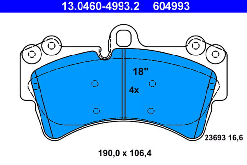 Kit pastiglie freno - , anteriore