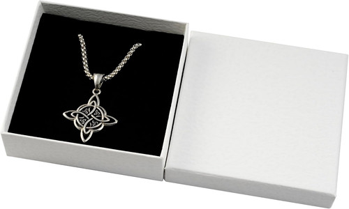 Collana con nodo della strega - con,