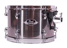 Pearl Export 8x12" Rack Tom - NUOVO guscio di pioppo finitura cromo fumè - SPEDIZIONE GRATUITA