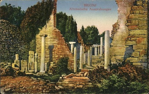 Brioni scavi romani - scavi,