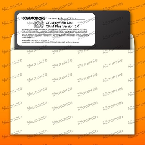 Commodore 128 cpm 3 - cpm, 3.0