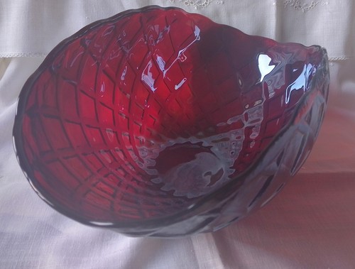 Vetro murano ciotola rosso - vetro,