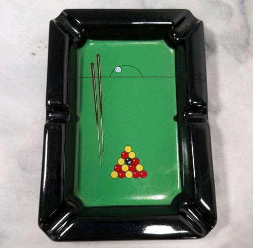 Vintage pool table ashtray - table,