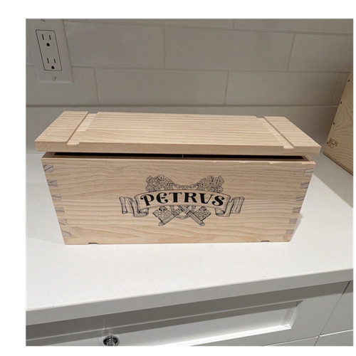 Petrus scatola vino legno - vino,