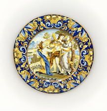 Grande piatto maiolica