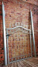 Porta da giardino cancello metallo ferro Imperia-GT100/100S zincato a caldo P...