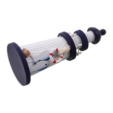 Desktop Faro in legno Statua Ornamento Faro in legno Decorazione