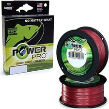 TRECCIATO POWER PRO ROSSO SPECTRA GAMMA COPLETA 135-275-455-1370 IL MIGLIORE!!!