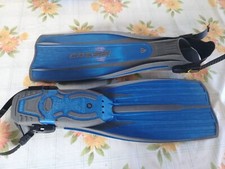 Pinne Cressi con cinturino, colore blu - Taglia 40 - 41 - Usate poco