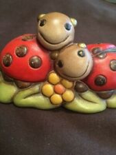 THUN Coccinelle Coccinella con Fiore cm 13 Limitata da Collezione