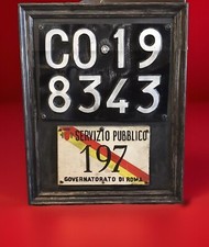 🌈  Rara targa italiana per