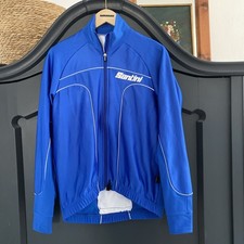 giacca bici antivento Santini ottima SMS TG M 