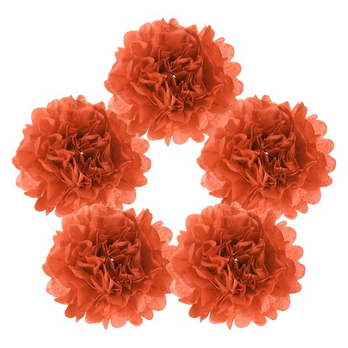 Pezzi pompon carta fiori - 5,