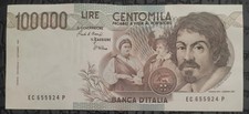 100000 LIRE CARAVAGGIO 1°