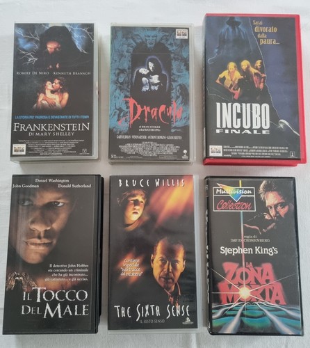 Lotto vhs videocassette film - vhs, 6