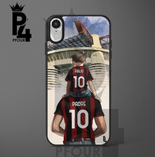 Cover cellulare tifosi rossoneri  milano DI PADRE IN FIGLIO 24,custodia telefono