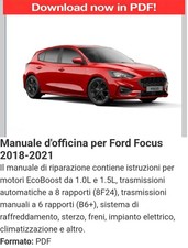  Manuale d'officina per Ford