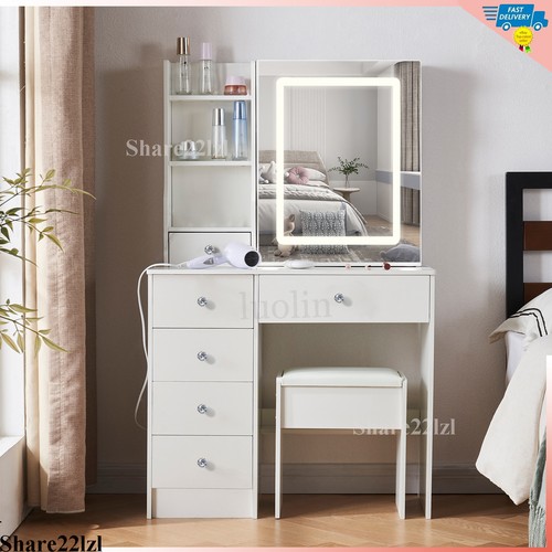 Scrivania vanity con - vanity, specchio