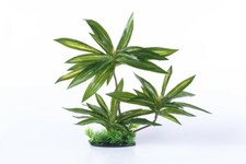 PIANTA FINTA PIANTINA ORNAMENTALE IN SETA 32 CM DECORO ACQUARIO TERRARIO