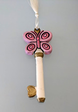 Bomboniera Prima Comunione Chiave Rosa Farfalla  Cresima Gadget Tema