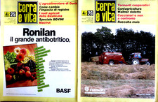 " terra e vita " Lotto composto da N°12 riviste uscite nell'anno 1986 di cui . .