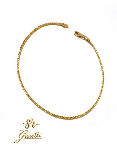 Bracciale oro giallo 19cm - bracciale,