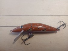 MINNOW SPINNING AFFONDANTE ARTIGIANALE LEGNO 10GR TROTA FARIO 1 (SIMILE RAPALA)