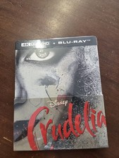 Crudelia Steelbook Blu-Ray 4K Disney Edizione Italiana Nuovo Sigillato BluRay 4k