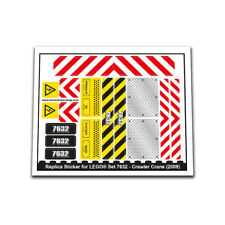 Adesivo di ricambio per set 7632 - gru cingolata