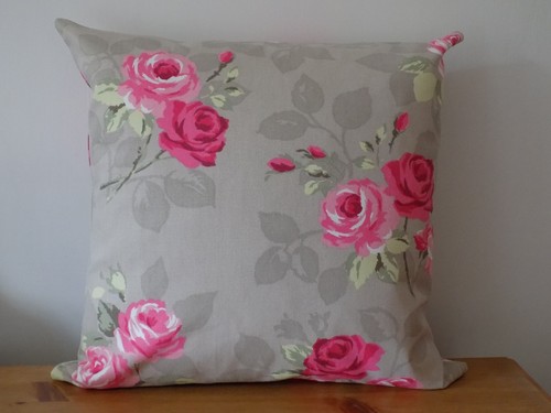 Copricuscino floreale rosa - floreale,