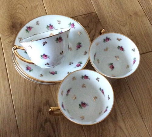 Limoges porcelain3 coffee sets - limoges,