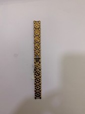 CINTURINO OROLOGIO ACCIAIO LAMINATO SCASSO 7 MM LARGO 12 MM "LORENZ" ANNI 90